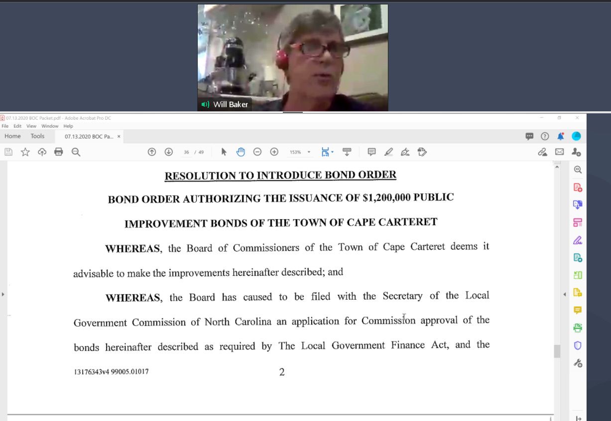 Cape Carteret OKs resolutions for hearing on bond referendum proposal